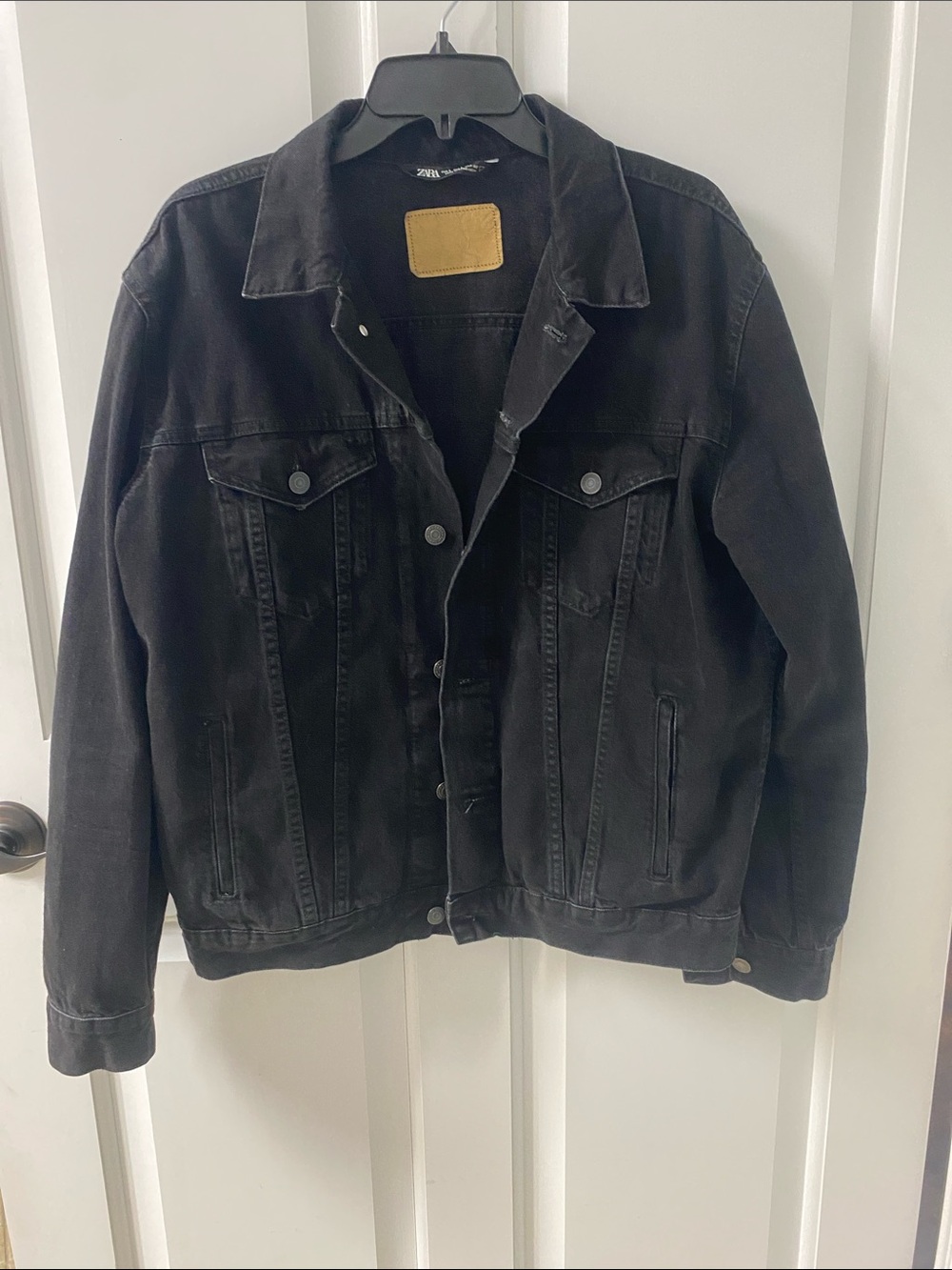Zara Black Women's Lightweight Denim Jacket